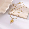 Wholesale Stainless Steel Turtle Pendant Necklace With Cross Chain And Electroplating Processing