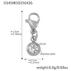 Wholesale 316L Stainless Steel Twist Thin Circle Bracelet With Electroplating And Geometric Style