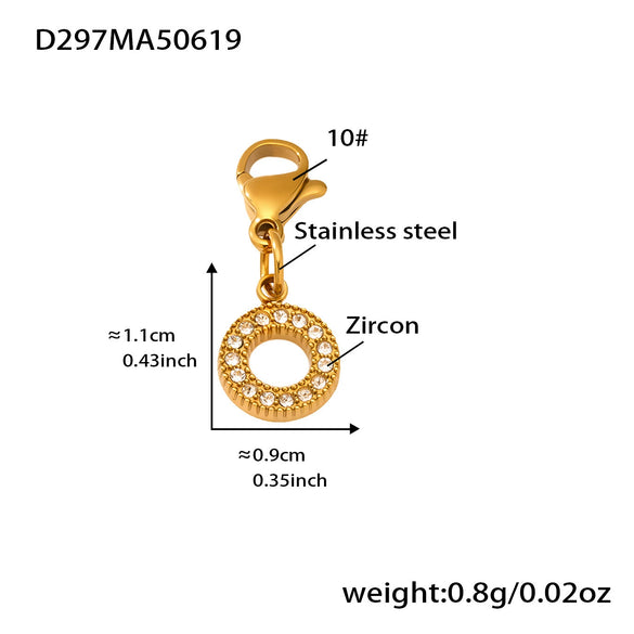 Wholesale 316L Stainless Steel Twist Thin Circle Bracelet With Electroplating And Geometric Style