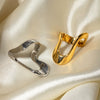 Wholesale Stainless Steel U Shape Electroplated Ring
