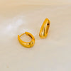 Wholesale Stainless Steel U Shaped Electroplated Women's Earrings