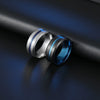 Wholesale Stainless Steel Unisex Electroplated Geometric Ring Jewelry