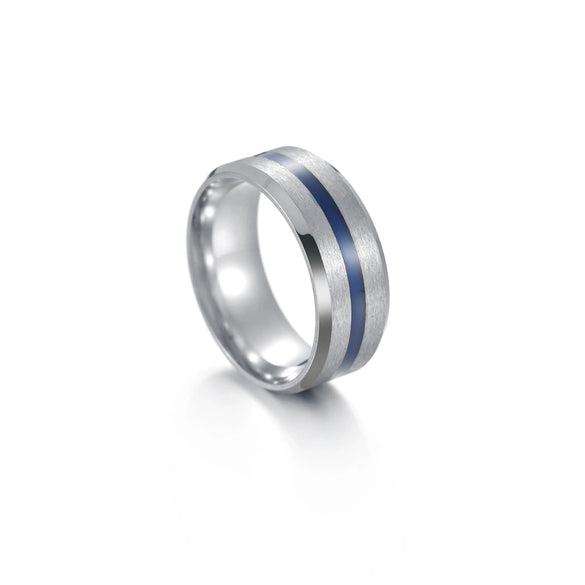 Wholesale Stainless Steel Unisex Electroplated Geometric Ring Jewelry