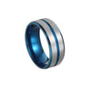 Wholesale Stainless Steel Unisex Electroplated Geometric Ring Jewelry