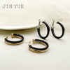 Wholesale Stainless Steel Ushaped Electroplated Women's Earrings French Retro Style