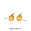 Wholesale Stainless Steel Ushaped Geometric Electroplating Women's Earrings