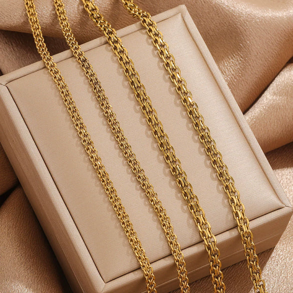 Wholesale Stainless Steel Vacuum Furnace Electroplated Handmade Diy Versatile Necklace Bracelet Accessories