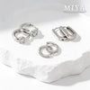 Wholesale Stainless Steel Vacuum Plated Heart Shaped Geometric Earrings For Women