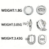 Wholesale Stainless Steel Vacuum Plated Heart Shaped Geometric Earrings For Women