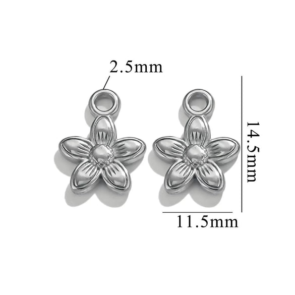 Wholesale Stainless Steel Vintage Strawberry Flower Peach Heart Round Pendant Necklace Bracelet With Electroplating
