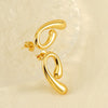 Wholesale 316L Stainless Steel Water Drop Earrings For Women With Electroplating Design