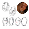 Wholesale Stainless Steel Water Drop Hoop Earrings For Women Electroplated Personality Minimalist Style