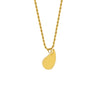 Wholesale Stainless Steel Water Drop Pendant Ochain Necklace Electroplated Unisex Simple Nonfading Highend Jewelry