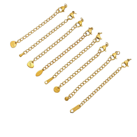 Wholesale Stainless Steel Water Drop Pendant Semifinished Jewelry Electroplated For Diy Necklace And Bracelet