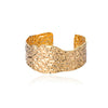 Wholesale Stainless Steel Wide Open Bracelet With Hiphop Style 18K Gold Plated
