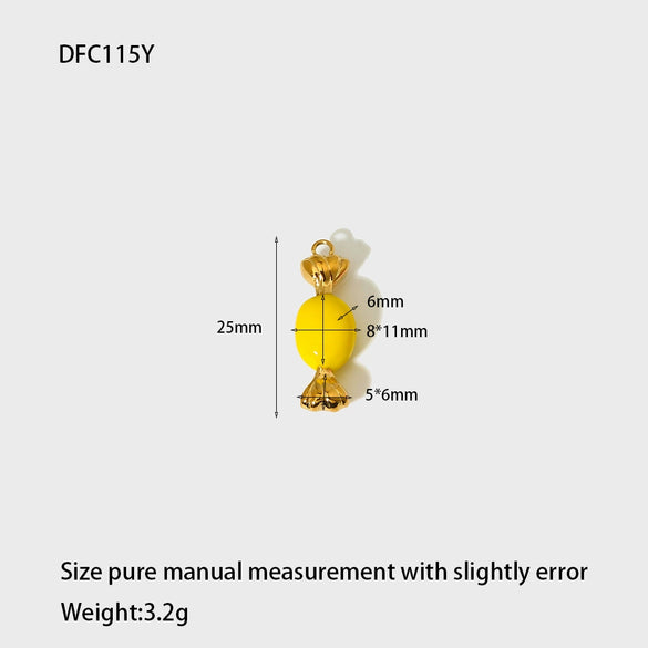 Wholesale Stainless Steel Women's Accessories With Mushroom Giraffe Pattern And Dripping Oil Treatment Necklaces Bracelets Earrings And Charms