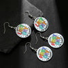 Wholesale Stainless Steel Women's Earrings Geometric Drop Shape Electroplating Letter Style