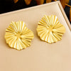 Wholesale Stainless Steel Women's Earrings Gold Plated Love Tassel With Heart Drop Geometric Pattern