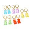 Wholesale Stainless Steel Women's Earrings With Animal And Fruit Patterns Electroplated In Youth Hot Girl Style
