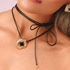 Wholesale Stainless Steel Women's Exaggerate Geometric Clavicle Chain Jewelry With Electroplating