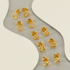 Wholesale Stainless Steel Women's Fashion Earrings With Heart Pattern And Electroplating Treatment
