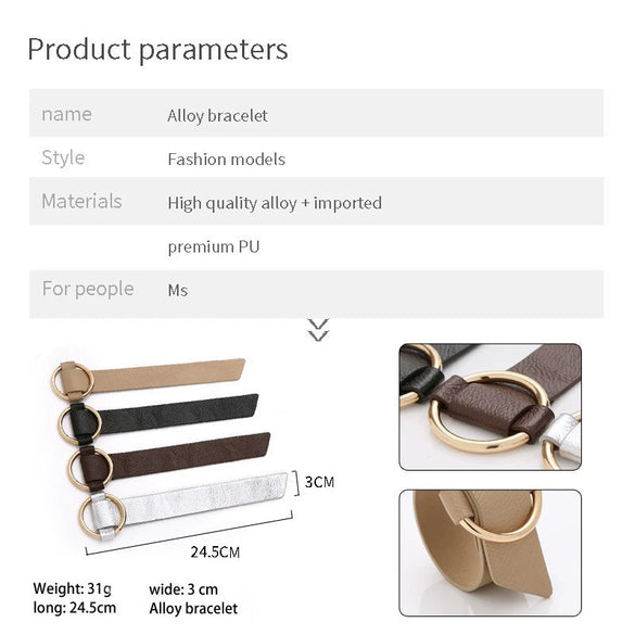 Wholesale Stainless Steel Women's Minimalist Bracelet Jewelry With Rose Gold Electroplating