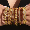Wholesale Stainless Steel Zircon Bracelet Fashion Ol Style With Electroplating