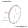 Wholesale Stainless Steel Zircon Bracelet Fashion Ol Style With Electroplating