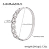 Wholesale Stainless Steel Zircon Bracelet Fashion Ol Style With Electroplating