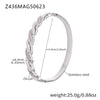 Wholesale Stainless Steel Zircon Bracelet Fashion Ol Style With Electroplating