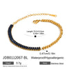 Wholesale Stainless Steel Zircon Bracelet Stacked To Wear Light Luxury High End Jewelry For Women With Geometric Style And Electroplating Treatment