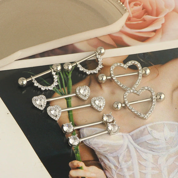 Wholesale Stainless Steel Zircon Geometric Retro Breast Jewelry With Electroplating Treatment