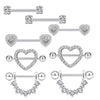 Wholesale Stainless Steel Zircon Geometric Retro Breast Jewelry With Electroplating Treatment