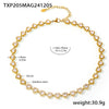 Wholesale 316L Stainless Steel Zircon Necklace Bracelet Set For Women With Electroplating Love Stitching And Star Shape