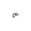 Wholesale Stainless Steel Zircon Nose Ring L S Straight Rod Shape Electroplated Unisex