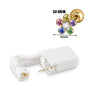 Wholesale Stainless Steel Zircon Rhinestone Disposable Ear Piercing Device With Flower Pattern And Electroplating Treatment