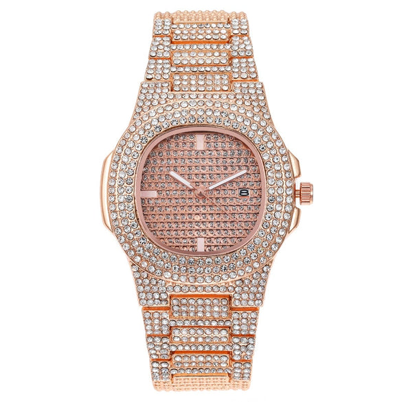 Wholesale Star Patterned Steel And Alloy Quartz Watches For Men And Women With Mineral Strengthened Glass Mirror And Stainless Steel Clasp