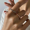 Wholesale Star Ring Copper Electroplating Women's Hand Jewelry