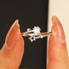 Wholesale Star Ring Copper Electroplating Women's Hand Jewelry