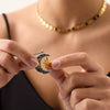 Wholesale Star Shape Gold Plated Stainless Steel Rotatable Pendant Necklace For Women And Unisex