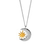 Wholesale Star Shape Gold Plated Stainless Steel Rotatable Pendant Necklace For Women And Unisex