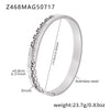 Wholesale Starry Zircon Exquisite Row Diamond Bracelet Stainless Steel 18K Gold Plated For Girls And Women
