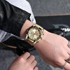 Wholesale Steel Belt Full Automatic Quartz Men's Watch With Large Dial And Round Dial Shape Aggressive Tough Guy Style