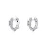 Wholesale 925 Sterling Silver Allmatch Geometric Microinlaid Ear Buckle