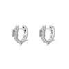 Wholesale 925 Sterling Silver Allmatch Geometric Microinlaid Ear Buckle