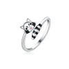 Wholesale 925 Sterling Silver Animal Zodiac Open Ring