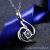 Wholesale 925 Sterling Silver Animals Zodiac Style Swan Pendant Necklace With Simulation Diamond And Cross Chain