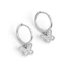 Wholesale 925 Sterling Silver Butterfly Animal Zodiac Zirconia Inlaid Earring Accessories