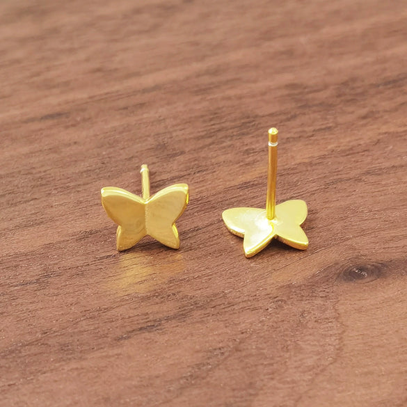 Wholesale 925 Sterling Silver Butterfly Animals Zodiac Style Electroplated Women's Earrings