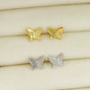 Wholesale 925 Sterling Silver Butterfly Animals Zodiac Style Electroplated Women's Earrings